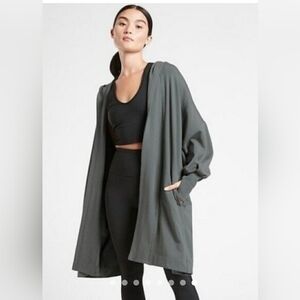 ATHETA....Black Open Front Cardigan...SIZE:XS